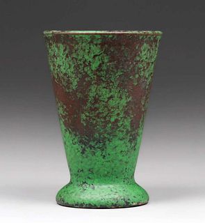 Weller Coppertone Flared Vase c1910s