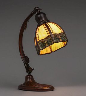 Handel Overlay Desk Lamp c1910s