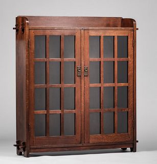 L&JG Stickley Onondaga Two-Door Bookcase c1902-1905