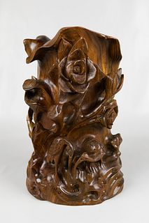 A Carved Hardwood Ornament