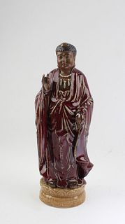 Chinese Shiwan Buddha Statue
