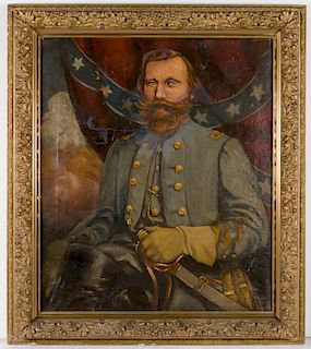 Jeb Stuart Large Framed Portrait 