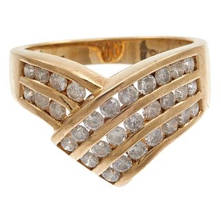 Diamond, 10k Yellow Gold Ring