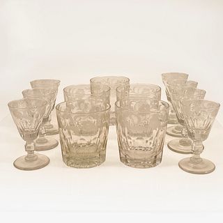 Collection of Mid-20th Century Glass Barware
