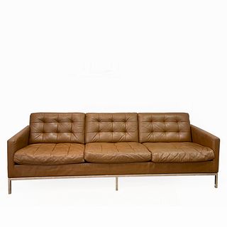 Knoll Leather Sofa