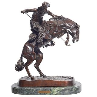 Bronze "Wooly Chaps' after Frederic Remington