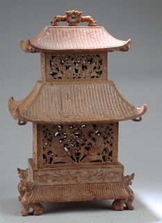 Chinese Jadestone Carved Ornament