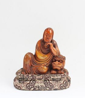 Chinese Soapstone Carved Statue