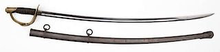 US Civil War Model 1860 Light Cavalry Sword by Mansfield & Lamb 