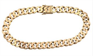 Boudin 18 Karat Yellow Gold Bracelet, having large links, length 7 7/8 inches, 23 grams.