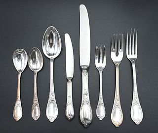 169 Piece Sterling Silver Flatware Set, to include 12 dinner forks; 12 luncheon forks; 12 fish forks; 12 salad forks; 12 dinner knives; 12 luncheon kn