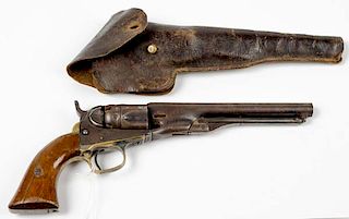 Colt Model 1862 Police Percussion Revolver with Holster 