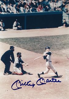 Signed Photograph - Mickey Mantle