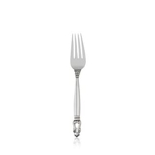 Vintage Georg Jensen Acorn Dinner Fork 012