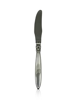 Vintage Georg Jensen Cactus Dinner Knife, Long Handle 014