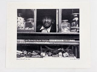 Morris Engel 'Harlem Merchant' Signed Print