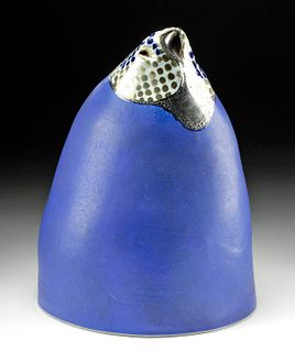 Ralph Bacerra Sculpture - "Blue Form" (1980s)