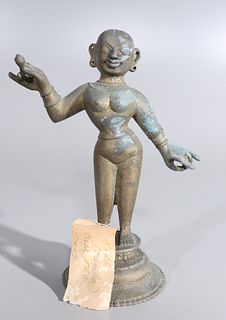 18th C. Bronze Statue of Radha