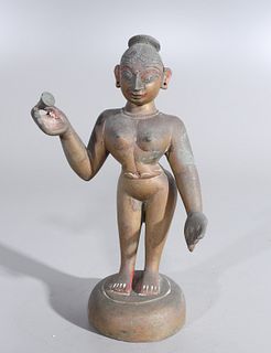 Antique Bronze Status of Radha