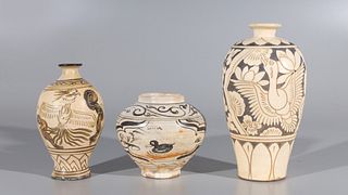 Group of Three Chinese Ceramic Vases