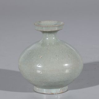 Small Ming Dynasty Chinese Celadon Vase