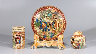 Three Chinese Satsuma type Ceramics