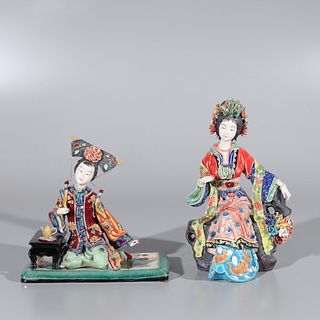 Pair of Chinese Porcelain Figures