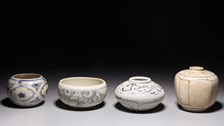 Lot of Four Antique Chinese Ceramics