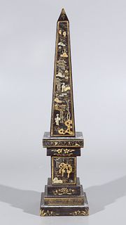 Chinese Gilt Wood Obelisk