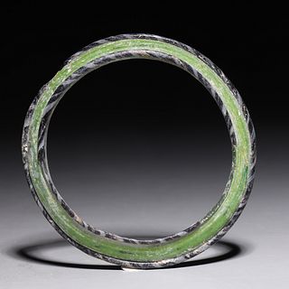 Roman Glass Bangle Bracelet