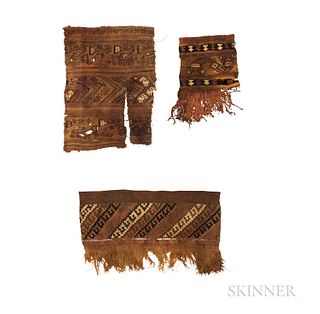Three Pre-Columbian Textile Fragments