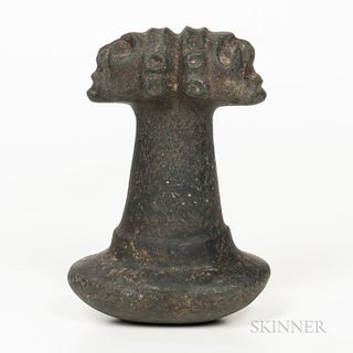Pre-Columbian Carved Stone Pounder