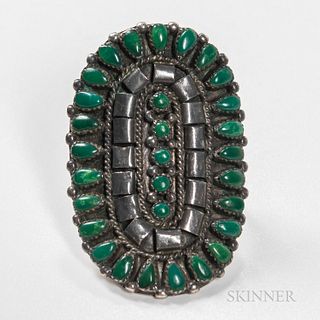 Large Green Turquoise Ring