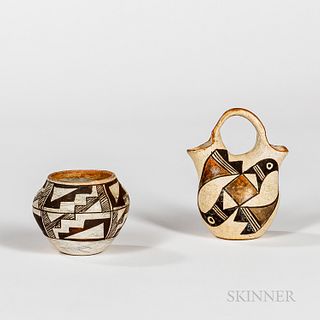 Two Miniature Acoma Vessels