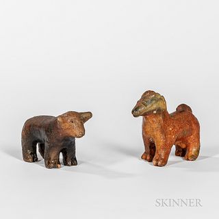 Navajo Pottery Animal Figurines
