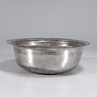 Turkish Silver on Copper Bowl
