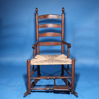 Early 20th Century Wooden Rocking Chair