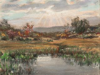 Attributed to William Partridge Burpee (American, 1846-1940), Autumnal Glow.