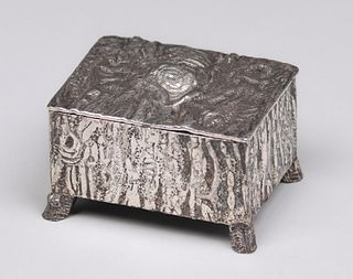 Pairpoint Silver-Plated Box c1910s
