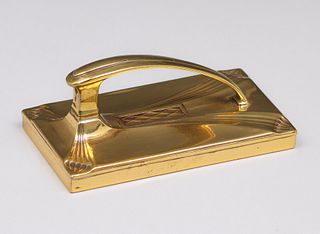 WMF Art Nouveau Brass Paperweight c1905
