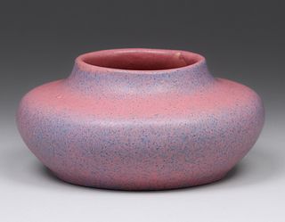 Camark Art Pottery - Camden, AR Squat Vase c1920s