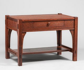 Generic One-Drawer Library Table c1910
