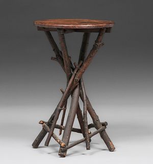 Limbert Adirondack Twig Leg Table c1910
