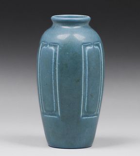 Rookwood #2300 Matte Blue Vase 1923