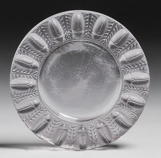 Lalique Scarab Glass Tray c1920s