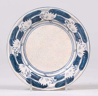 Dedham Pottery Small Lotus Plate c1910s