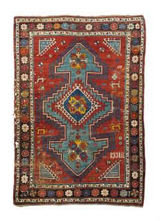 Antique Kazak Rug, 5’4” x 8’1”
