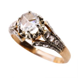 Diamonds, 18k gold & Platinum Ring