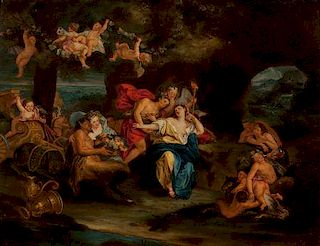 After Antoine Coypel (French, 1661-1722) Bacchus and Ariadne on the Isle of N