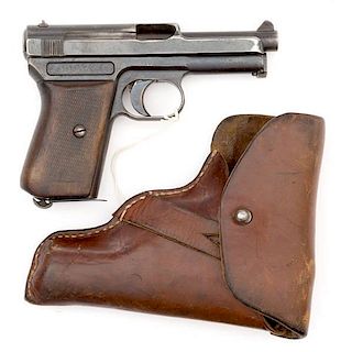 **German WWII Mauser Model 1910 Pistol w/ Holster 